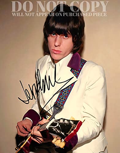 Jeff Beck: foto de 11x14 pulgadas y póster de guitarrista británico