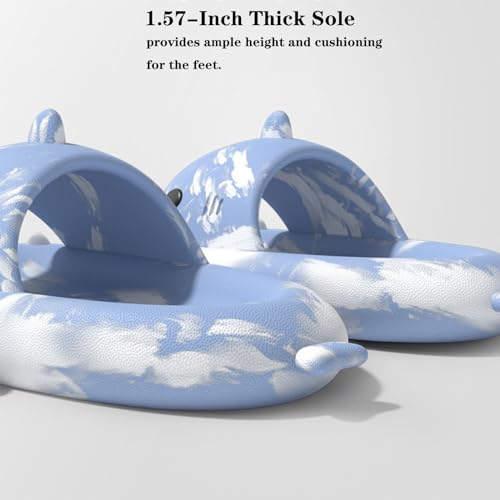 Jfxgjuv Sharklas Polares Originales, Sharklas Originales, Sharky Chanclas, Chanclas De Tiburon, Shark Slides Sandals for Women and Men3