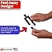 Glazelock Plastic Peel Away Stackable Shims for Leveling 32 Pieces (3-1/2” Length – 1/16” Thickness) U Shape 5/8” Bolt Hole Tile Spacers to Level Windows, Doors, Floors, Toilet Shims – Made in USA