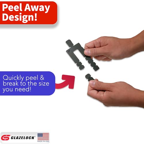 Image of Plastic Peel Away Stackable Shims for Leveling 960 Pieces (3-1 /2 inch Length - 1 /16 inch Thickness) U Shape 5 /8 inch Bolt Hole Tile Shims Spacers to Level Windows, Doors, Floors, Toilet - Made in USA
