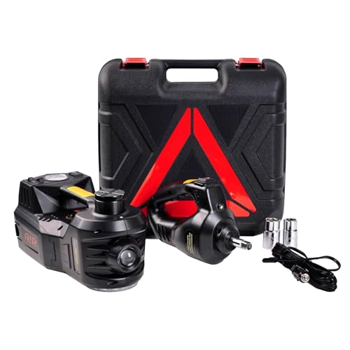 Electric Car Jack Hydraulic Kit 5 Ton 12V with Impact Wrench Powe...