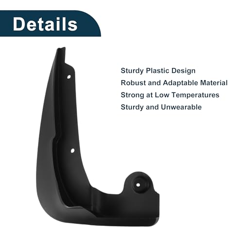 Image of Mud Flaps Splash Guards for Skoda Yeti 2016-2019 W /Mount Accessories Mud Guards Front and Rear 1 Set