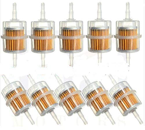 20 x Universal Petrol Inline Fuel Filter Large Car Part Fit 6mm 8mm Pipes