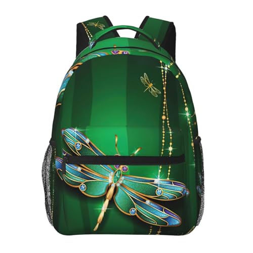 Sac à dos léger en toile OdDdot libellule, exprimez votre style unique au quotidien
