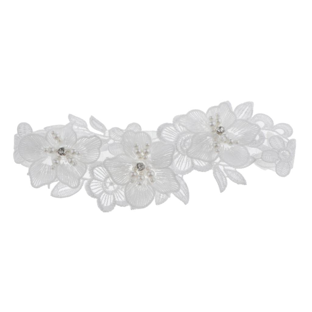 artisoul 2xHollow Flower Wedding Bridal Leg Garter with Pearls for Brides Bridesmaid | Clothing, Shoes & Accessories | Wedding & Formal Occasion | Bridal Accessories | Garters-picture-51