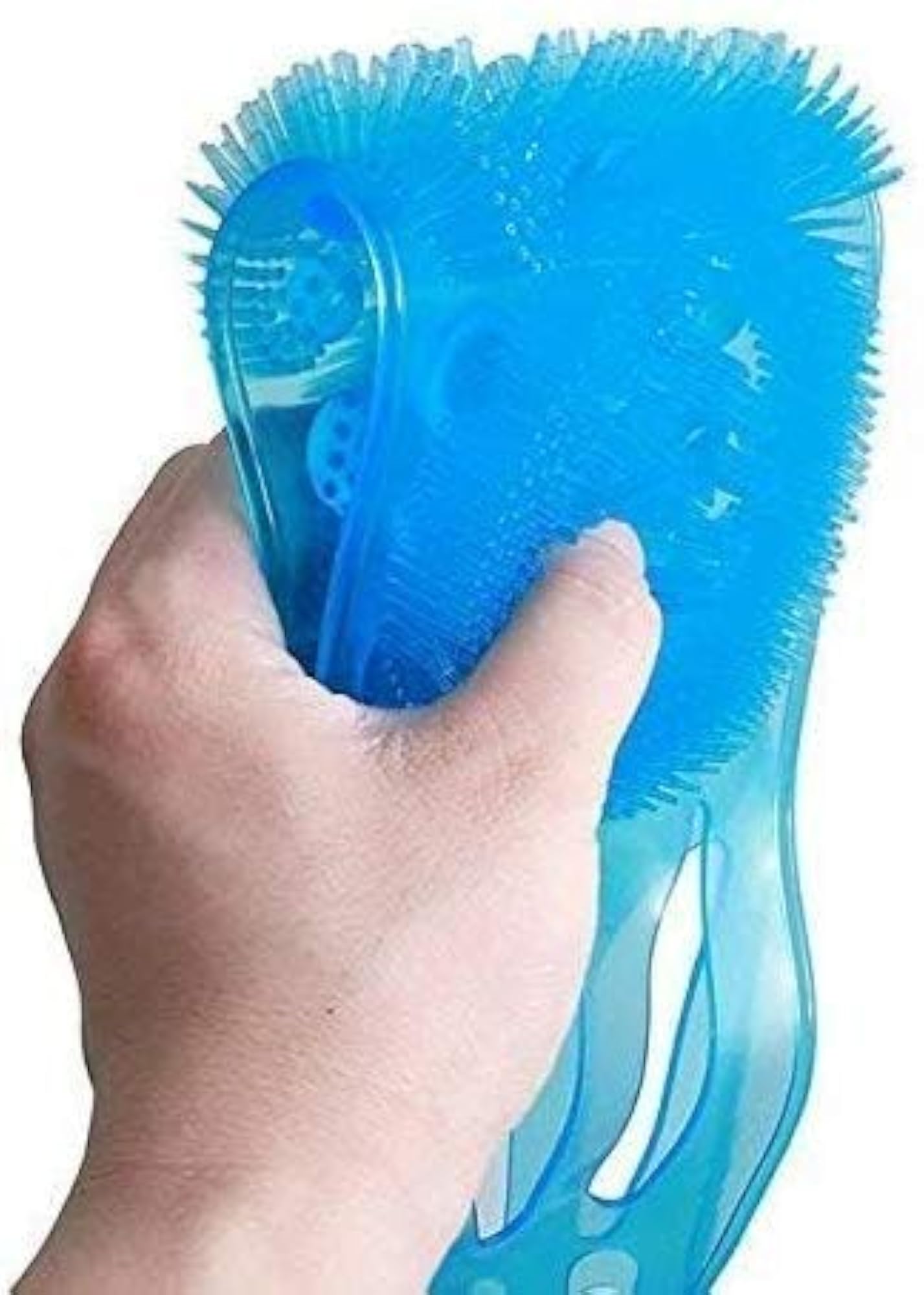 Silicone Dual-Sided Back Scrubber & Foot Cleaner, Massaging Shower Belt