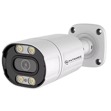 PATRANCE 2 MP Day/Night 24 Hour Full Color vision AHD Bullet CCTV camera , HD Color Night vision, Compatible with All 2MP and Above AHD Supporting DVRs, (4WARM LIGHT METAL CAMERA ))
