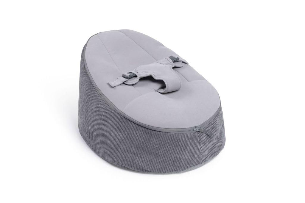 doomoo Lettino per bebè – Pouf Evolutivo & Multifunzionale – Dalla nascita, Grigio