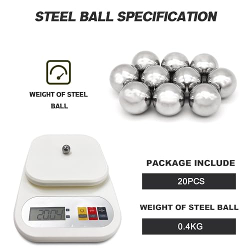 17mm Ball Bearing Solid Steel Bearing Balls Precision Balls - 20 Pieces - Thumbnail 2