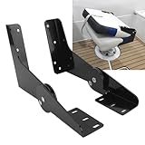 Fabater Boat Folding Seat Hinge, 120 Degree Backrest Support Heavy Duty Boat Seat Hinge Aluminum Alloy Hinges Anti Pinch Hand for Yacht, Marine, Yacht Seat Hinge, Easy Installation