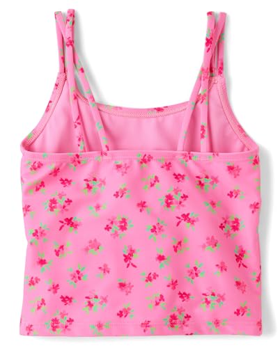 The Children's Place,Girls,Rashguard and Swimsuit Set,Neon Pink 3-Piece,XX-Large - image 2