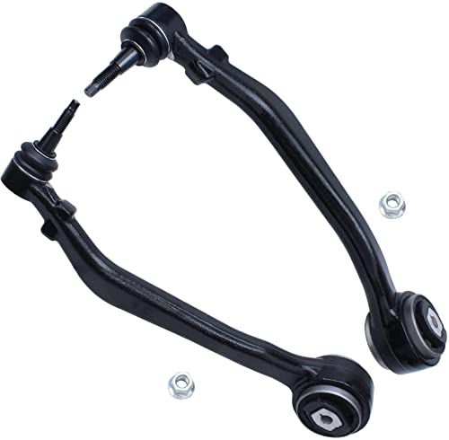 Image of Detroit Axle - 8pc Front End Suspension Kit for 2010-2015 Chevy Camaro 4 Lower Forward & Rearward Control Arms w /Ball Joints 4 Inner & Outer Tie Rod End Links 2011 2012 2013 2014 Replacement