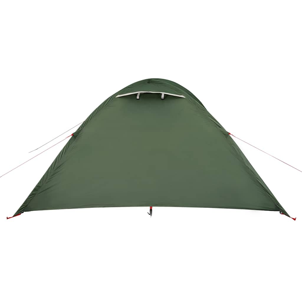 Kuppelzelt 6 Personen Orange - Großes Familienzelt mit Stehhöhe für Camping, Garten und Outdoor, 466x342x200 cm, Belüftetes Gruppenzelt mit Tragetasche