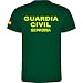 Piel Cabrera Camiseta Guardia Civíl Seprona (M, Verde)