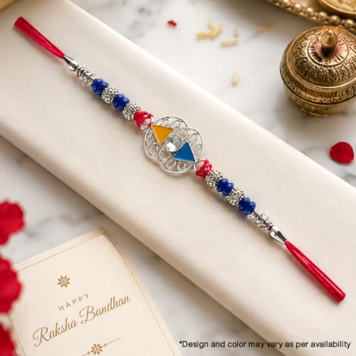 Image of Coloressence Rakhi for Brother, Raksha Bandhan, Multicolor, 1pc (Design and Color may vary as per availability)