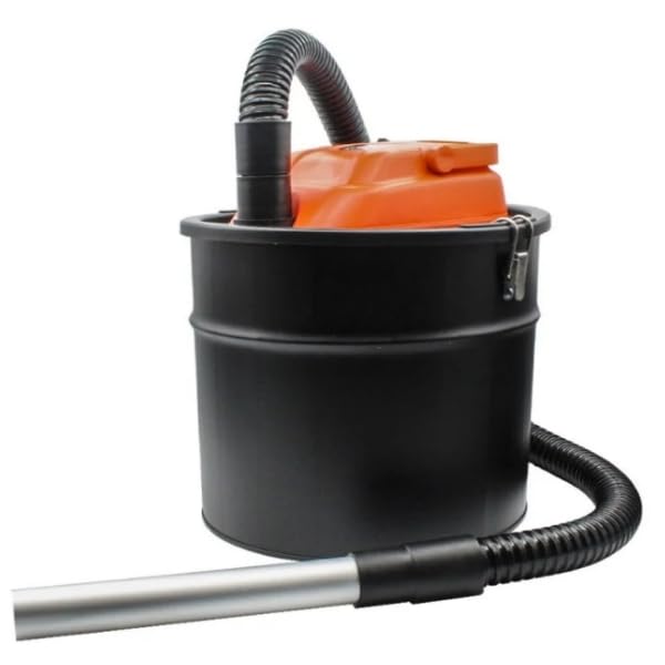 GrecoShop Aspiracenere 800W 18 LT con Filtro HEPA per Cenere di Camini, Stufe a Legna o Pellet (Cod. 5994)