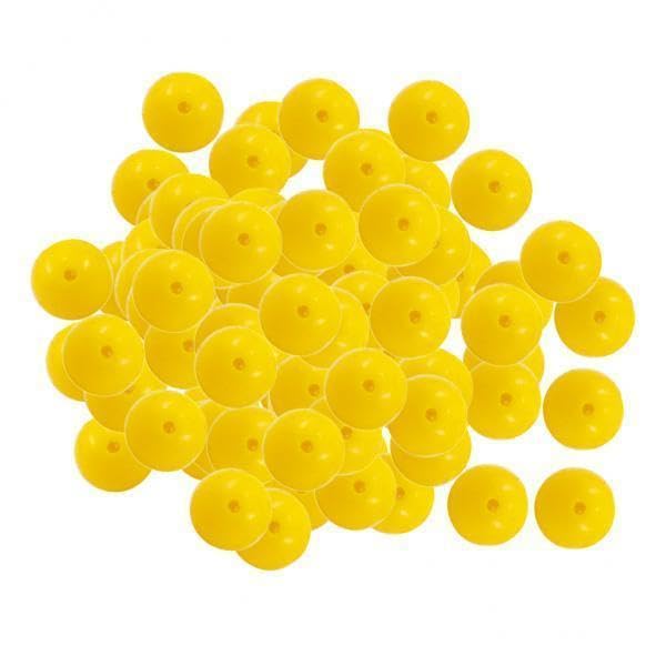 2x100 Pieces Fishing Soft Sweet Corn Flavored Baits Buoyancy Balls - Yellow S-image-9
