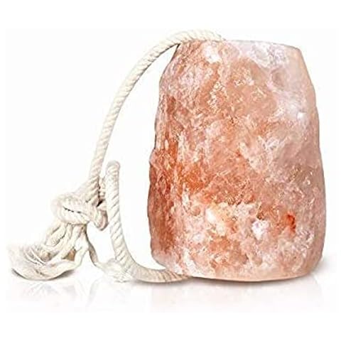 SOO Natural Pure Himalayan Salt Licks for Animals - Great for Horses, Cows, Deer, and Other Livestock - Ropes Included | 1-2kg Salt Lick Cover