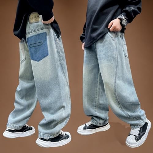 Stylish Boys Pants Versatile Cargo Trousers with Elastic Waist for Daily Activities Ages 3 to 14 Comfortable Fit3