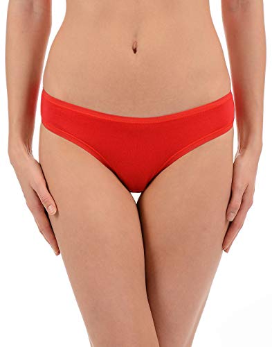Image of Amante Solid Low Rise Cotton Bikini Panty Pack(Pack of 3)