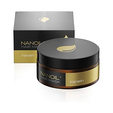 Nanoil Keratin Hair Mask - Hair Mask 300 ml, Regeneration & Reconstruction, Reinforcement of Weak Hair, Intensive Hair Treatment Cover
