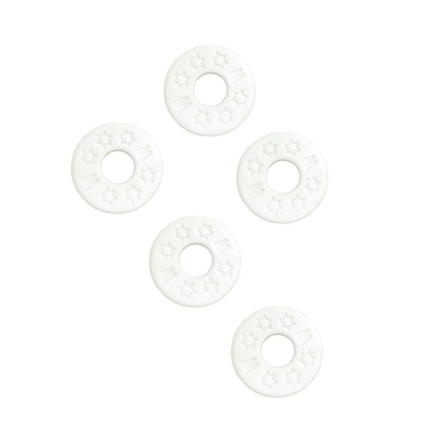 QIAOLIDA 5Pieces Light Weight Rubber Guitar Strap for Safe with Quick Installation and Multiple Color Option
