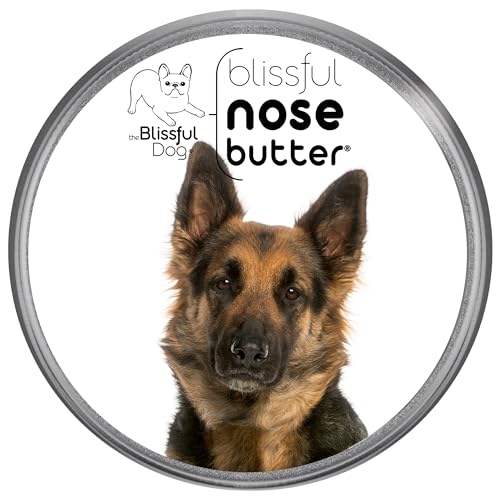 Image of The Blissful Dog German Shepherd Nose Butter, Versatile Dog Nose Balm for Dry Nose, Handcrafted Nose Moisturizer, Easy-to-Apply Dog Essentials, Unscented, 1 oz.