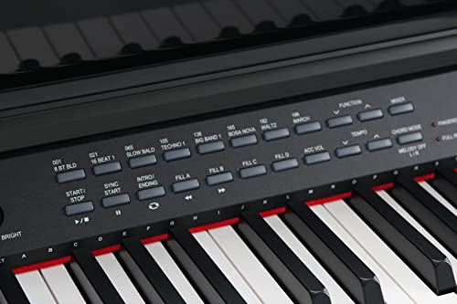 Classic Cantabile DP-A 410 Piano Numérique – 88 touches clavier électronique – Synthetiseur avec USB-MIDI, 600 voix, 128… - Les Beatles, Paul McCartney, John Lennon, RIngo Starr, George Harrison Classic Cantabile DP-A 410 Piano Numérique - 88 touches clavier électronique - Synthetiseur avec USB-MIDI, 600 voix, 128… – Image 5