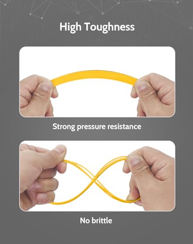 Image of DURAMIC 3D PLA+ Printer Filament 1.75mm PLA Plus Neatly 2Kg Spool(2.2lbs) | PLA Pro Tougher and Stronger, Dimensional Accuracy Probability + /- 0.02mm Yellow