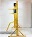 Freestanding Wing Chun Wooden Dummy with Tripod Base, Adjustable Height Mook Yan Jong for Martial Arts Training, Solid Wood Construction, 3 Colors Available(Yellow)