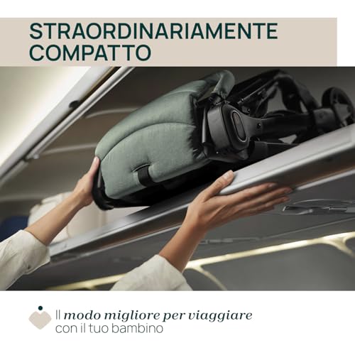 Chicco WE 2 Passeggino Leggero, Pieghevole da 0 Mesi a 22 kg, Passeggino da Viaggio, Passeggino Leggero Aereo, Reclinabile con Posizione nanna, Spallacci Imbottiti Copertura Compatta e Parapioggia - Immagine 2