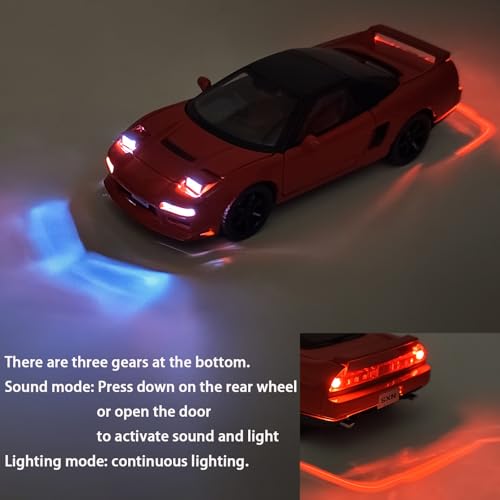 Vehículo de juguete modelo NSX NA1 metal 1:32 rojo miniatura 2