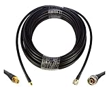 Proxicast 50 ft Low-Loss Coax Extension Cable (50 Ohm) - SMA Male to N Male - for...