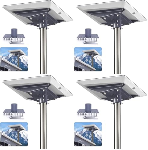 XLTTYWL Starlink Mount, Starlink Flat High Performance Pipe Adapter- Premium Starlinks High Performance Wedge Mounting Kit for Star Link HP Internet Kit Satellite, UTA-222 (Pack of 4)