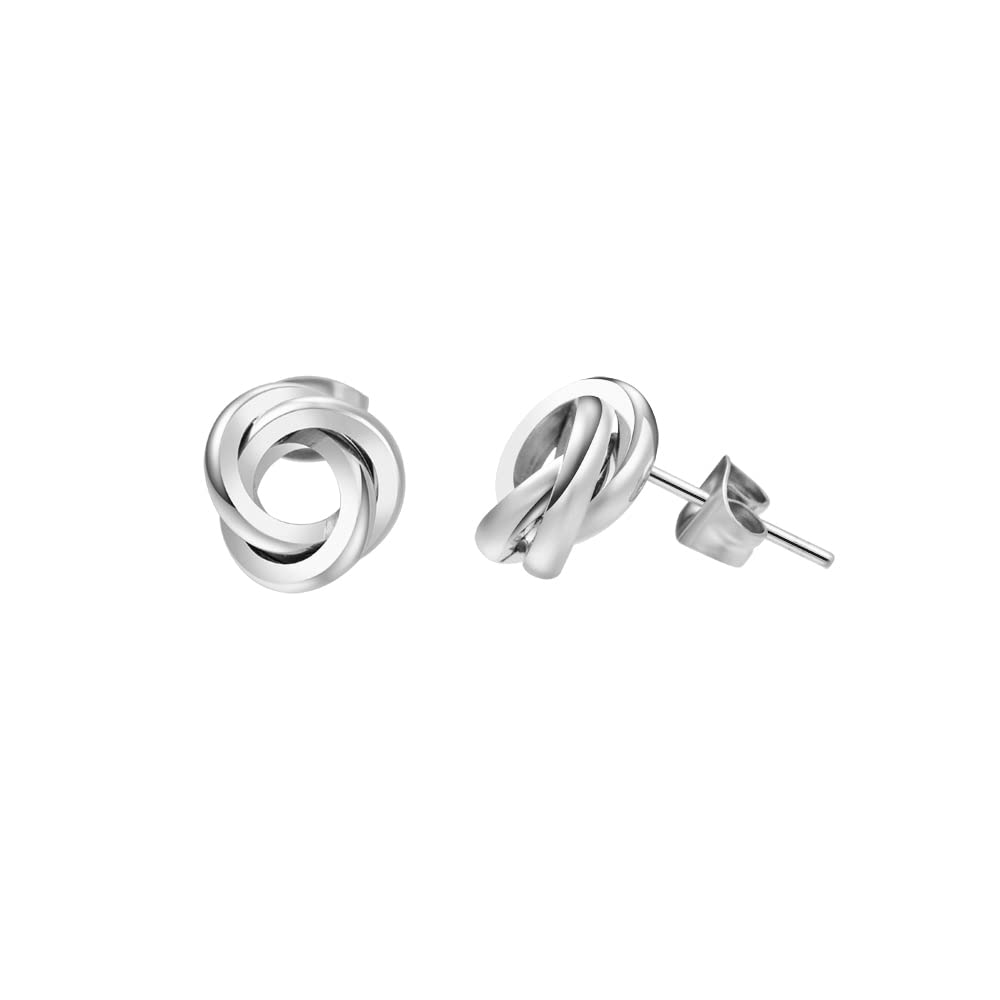 Love Knot Stud Earrings
