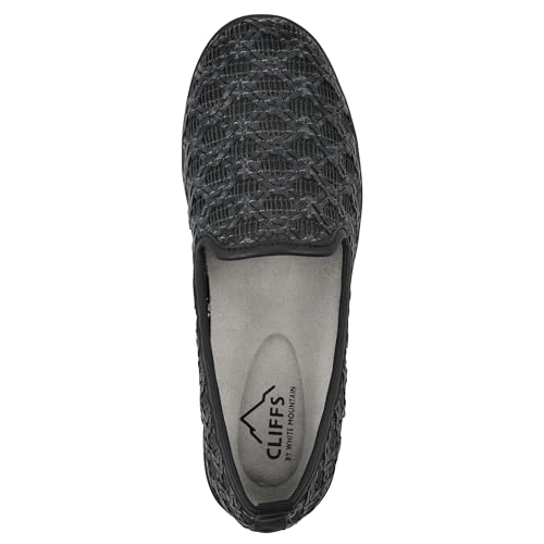 Image of CLIFFS BY WHITE MOUNTAIN Women's Twisty Woven Moccasin Style Loafer Flat