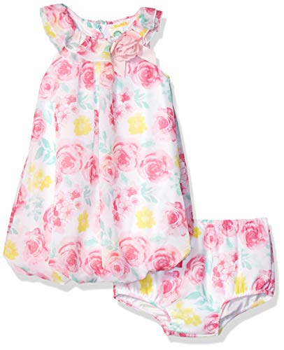 Little Me baby girls Chiffon Sets Playwear Dress, Floral, 24 Months US