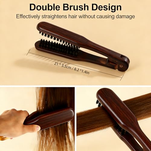 Cepillo alisador dual de madera antielectrostático miniatura 5