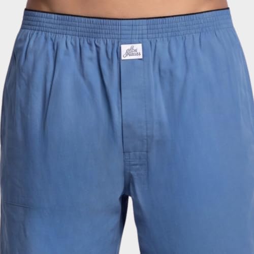 Image of Levi's 074 Boxer Shorts for Men | 100% Poplin Cotton | Breathable | Solid Men's Boxers | Relaxed Fit | Smooth Hand-Feel | Yarn-Dyed, Long Lasting Colour | Functional Fly | Tagless | Pack of 1