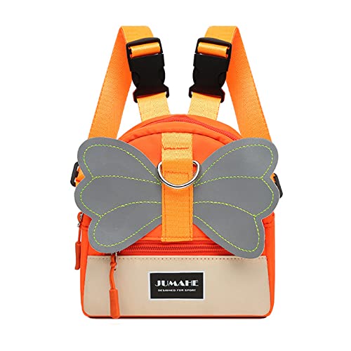 Dog Backpack for Small Dogs to Wear Cute Dog Saddle Bags Small with Wings for Outdoor Hiking Camping, Orange