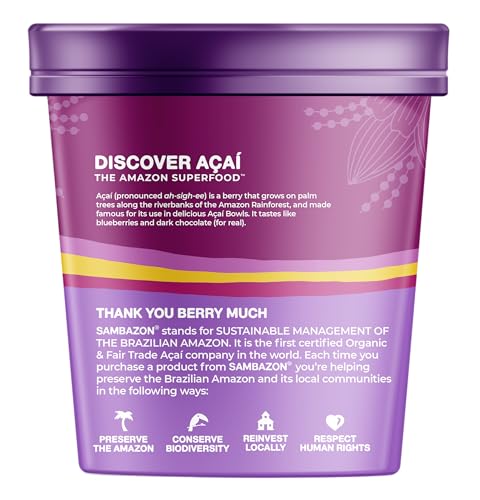 Sambazon Organic Original Scoopable Acai 500ml