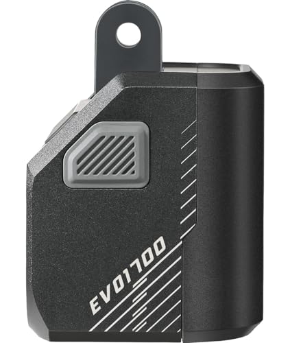 Magicshine EVO 1700 schwarzes USB-C-LED-Frontlicht mit Fernbedienung, Schwarz