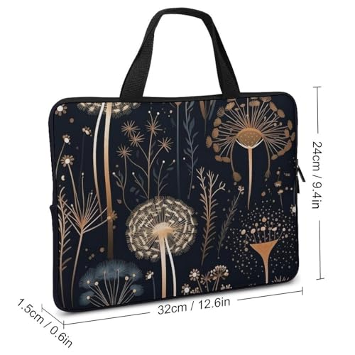 Bolso Mensajero para Laptop con Diseño Flor Diente de León miniatura 3