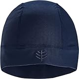 Coolibar UPF 50+ Unisex Aqua Sun Skully Cap - Sun Protective (One Size- Navy)