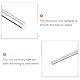 QUARKZMAN Aluminium Rundstab 2mm x 405mm Massiver Drehbank Rundstangen Aluminium Stäbe für DIY Handwerk Packung Gartendekoration RC Modell Industrie Maschinen 20 Stück