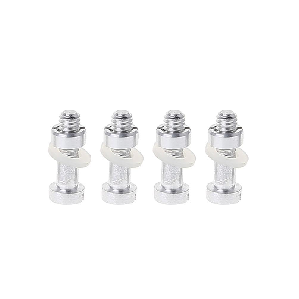 Lerpwige 4Pieces M2.5 Screw Bolt Nut Washers Set Turntable Headshell Cartridge Stylus Mounting for Record Player Accesso Screw Bolt Nut Portable