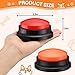 AceOrbit Set of 2 Dog Training Bell Puppy Pet Potty Training Bells Smart Dog Door Bell Voice Recording Button 30 Second Dogs Buttons for Communication Funny Gift for Friend Family Pet Lovers, 2 Colors