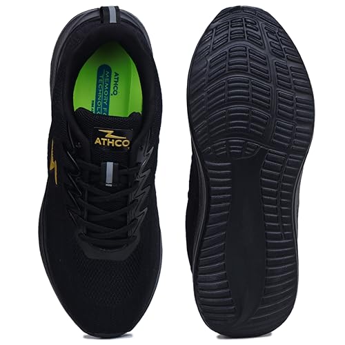 ATHCO Koach Black Running Shoes - Image 4