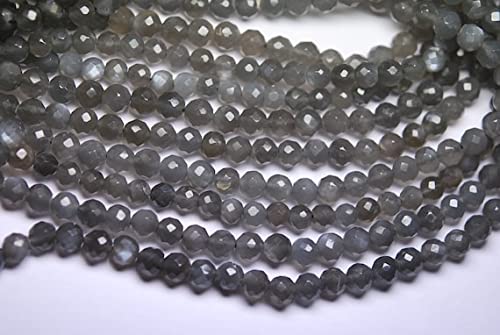 Perles de lune grise 6mm pour fabriquer un bracelet bohème chic