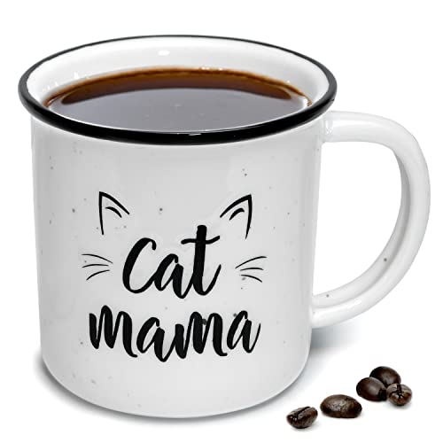 MAINEVENT Cat Mama Mug 11 Oz, Kitty Coffee Cup for...
